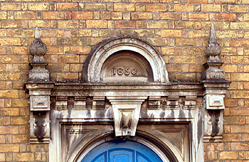 Decoration over the door of the northern block May 2012